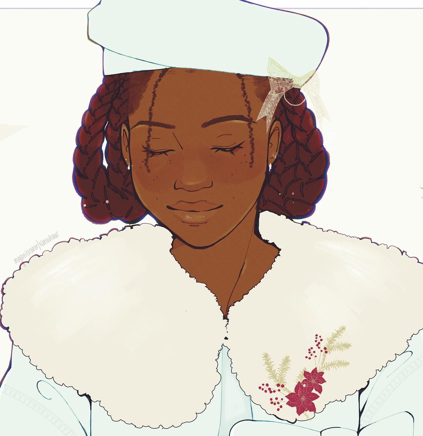 A character's arm tattoos. Brushes creates a silhouette of flying birds, a eucalyptus brush, and a snake tattoo pattern.